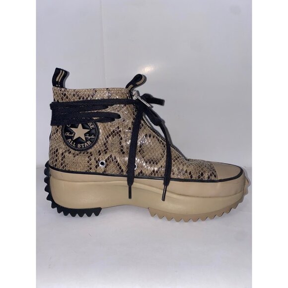 Converse Run Star Hike High Snakeskin Zip Chunky Boot 170056C Women's Size 6.5 - Picture 4 of 11